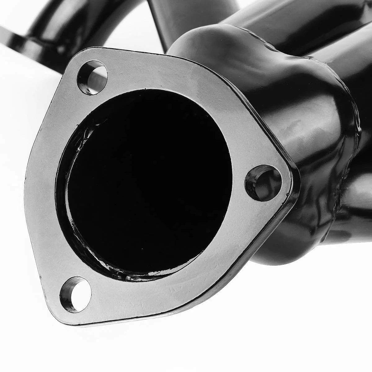 1955 Chevy Small Block SBC 283 305 327 350 400 V8 4-1 Exhaust Header - Mild Steel - Black