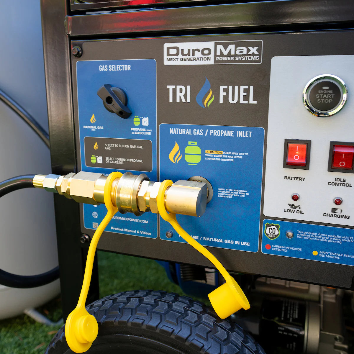 15,000 Watt Electric Start Tri Fuel Portable Generator