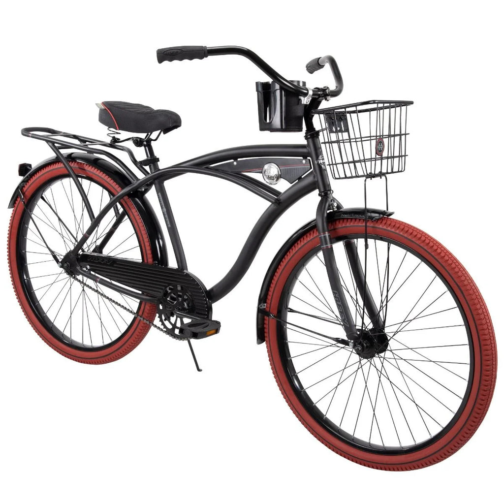 2026 Huffy 26 In. Nel Lusso Men's Cruiser Bike, Black