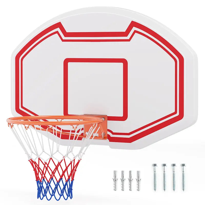 Portable Height-Adjustable Basketball Hoop (4.3 FT to 8.2 FT)