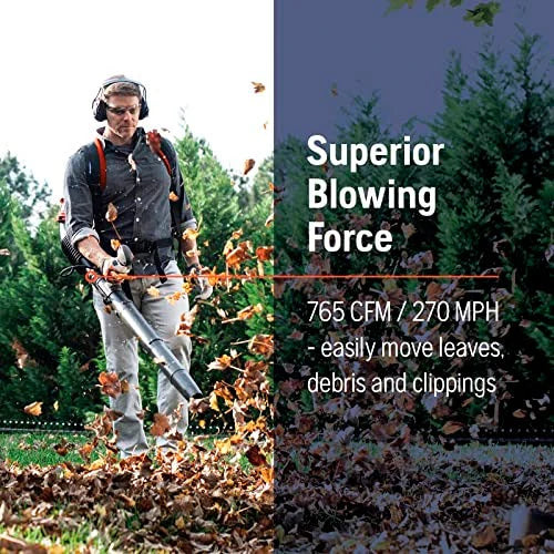 2026 Husqvarna 150BT Petrol Leaf Blower with Backpack, 51 cc, 2.16 hp, 765 CFM, 270 MPH, Ergonomic Design