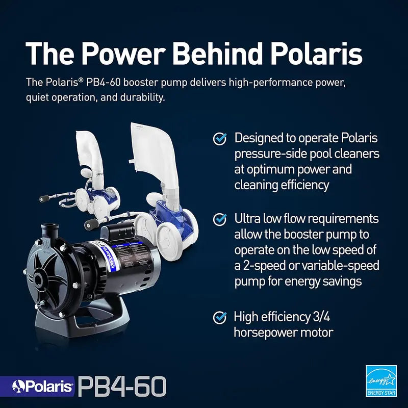 Polaris-Compatible 60 Hz Booster Pump for Pool Systems
