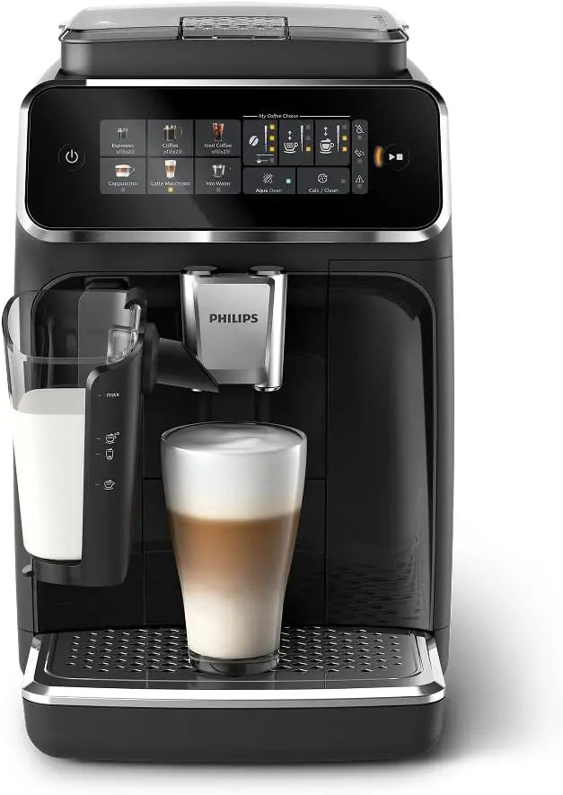 Philips EP3341/50 3300 Series Fully Automatic Espresso Machine with SilentBrew, LatteGo System, and 15-Bar Pressure