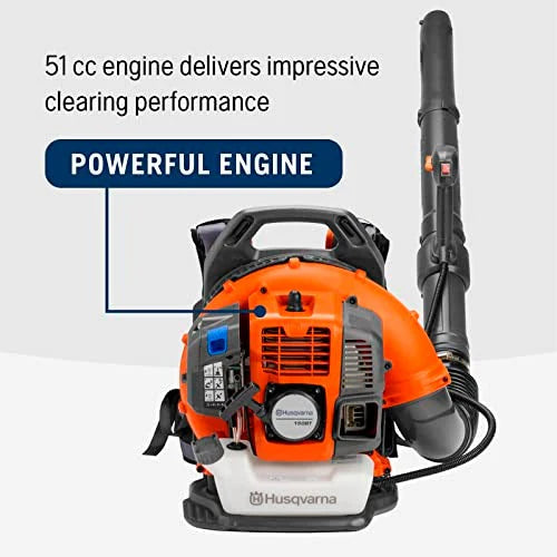 2026 Husqvarna 150BT Petrol Leaf Blower with Backpack, 51 cc, 2.16 hp, 765 CFM, 270 MPH, Ergonomic Design
