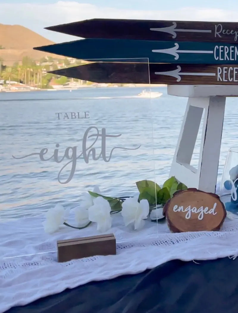 Personalized Mr. & Mrs. Wooden Cut-Out Sign