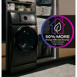 2026 GE Profile 4.8 cu. ft. UltraFast Combo Washer Dryer with Ventless Heat Pump Technology in Carbon Graphite