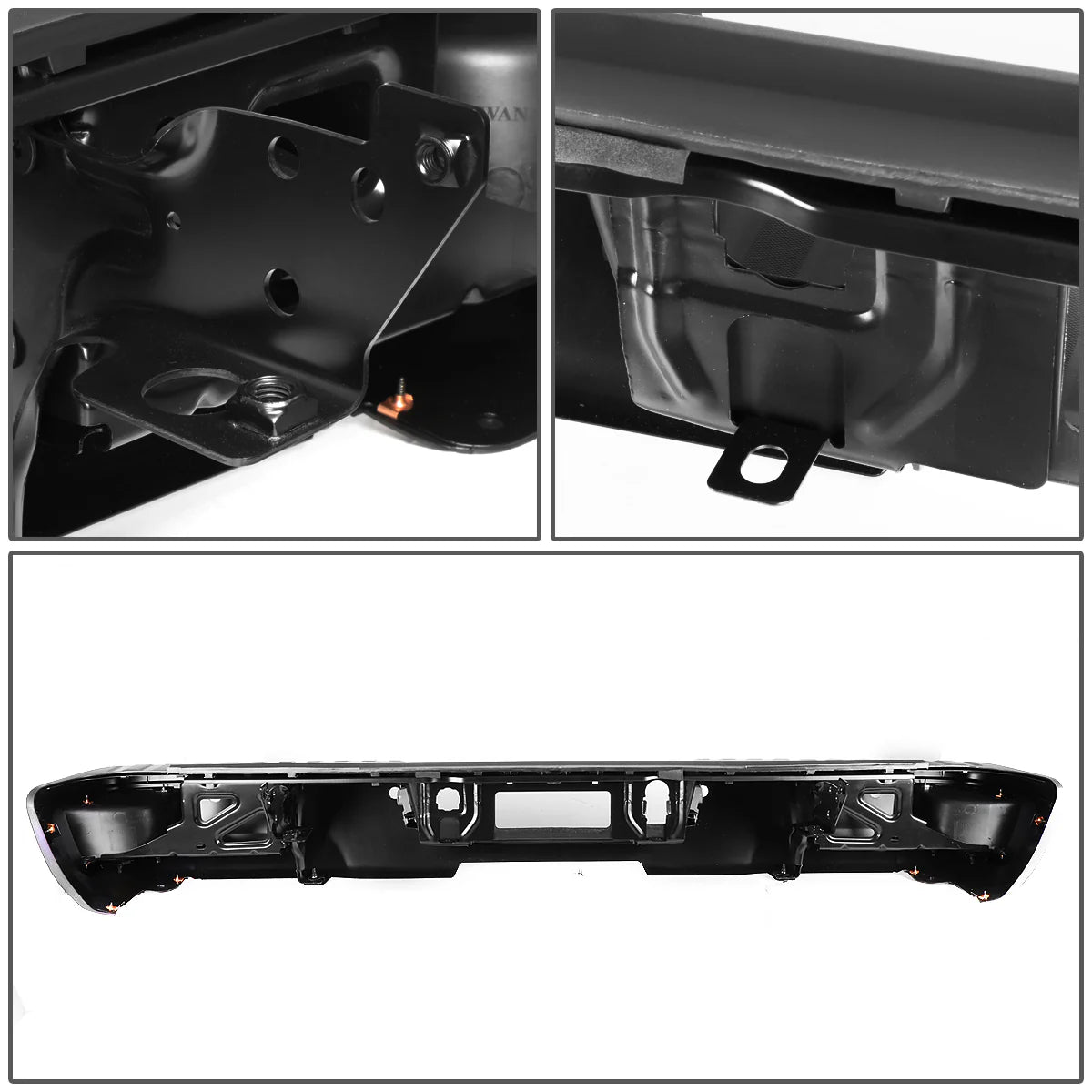 Rear Step Bumper w/Parking Sensor Holes 14-18 Chevy Silverado GMC Sierra