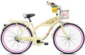 26" Margaritaville Women'S 3-Speed Cruiser Bike, Yellow