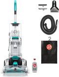 2026 Hoover SmartWash Automatic Carpet Cleaner for Carpets and Upholstery, Deep Cleaning Carpet Shampoo, Carpet Deodorizer and Pet Stain Remover FH52000, Turquoise