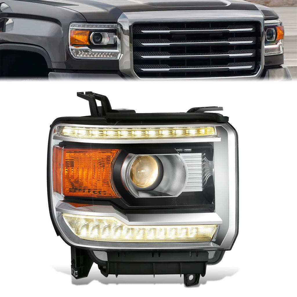 Factory Style Right Side Headlight14-18 GMC Sierra 1500, 15-19 2500 3500 HD