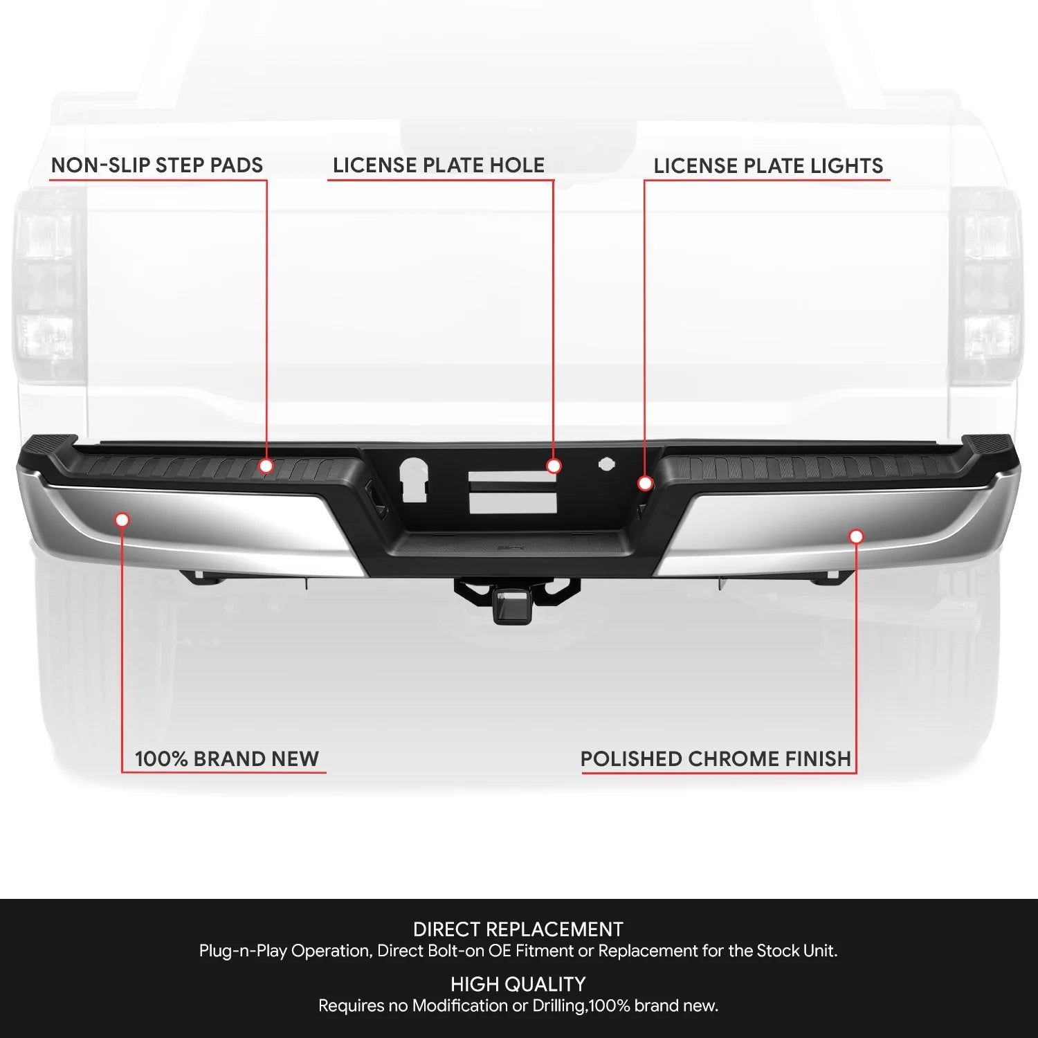 Factory Style Front Bumper Cover 2014 Honda Accord