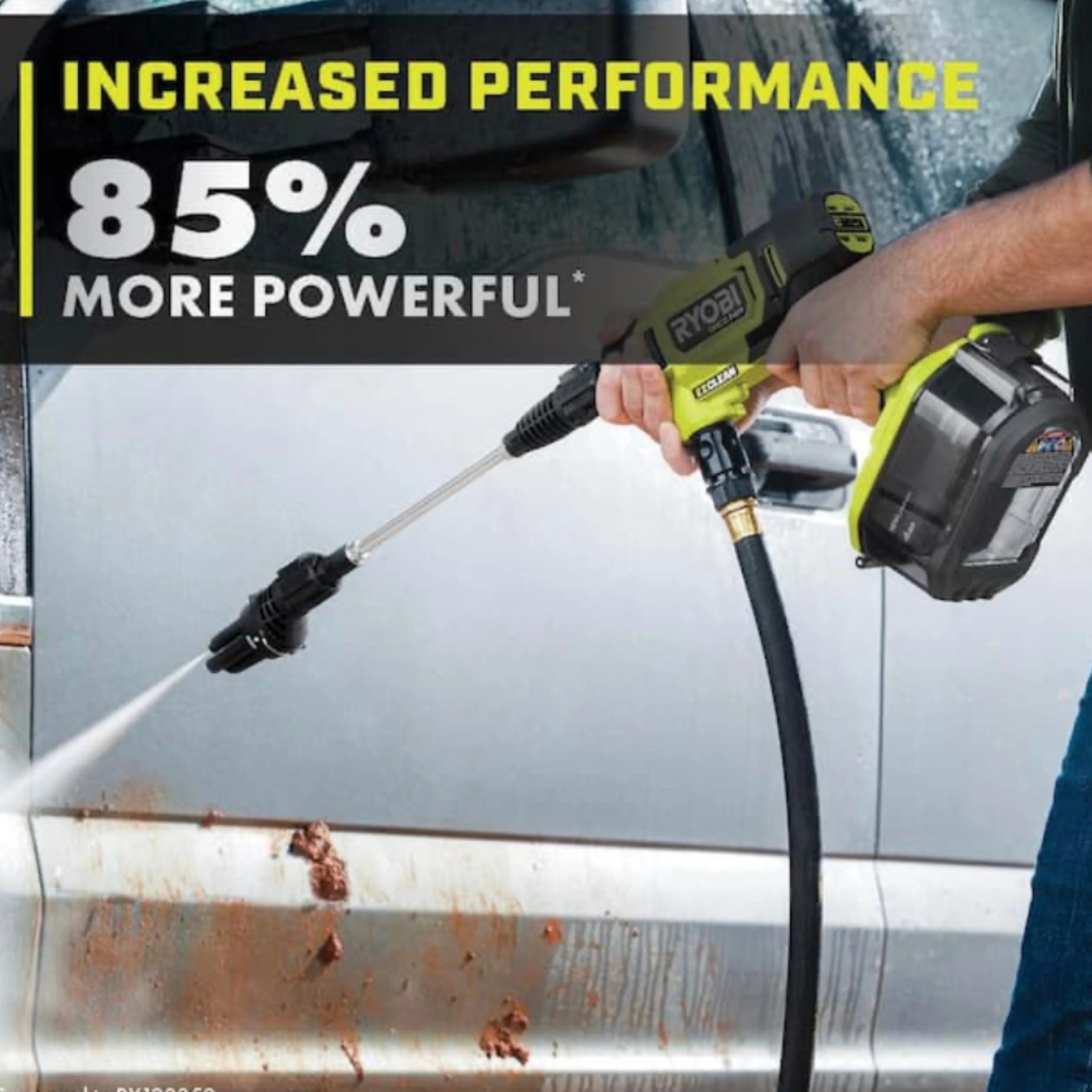 2026 Ryobi ONE HP 600 PSI at 0.7 GPM 18V Cordless Electric Cold water Power Cleaner, 20 ft. Siphon Hose