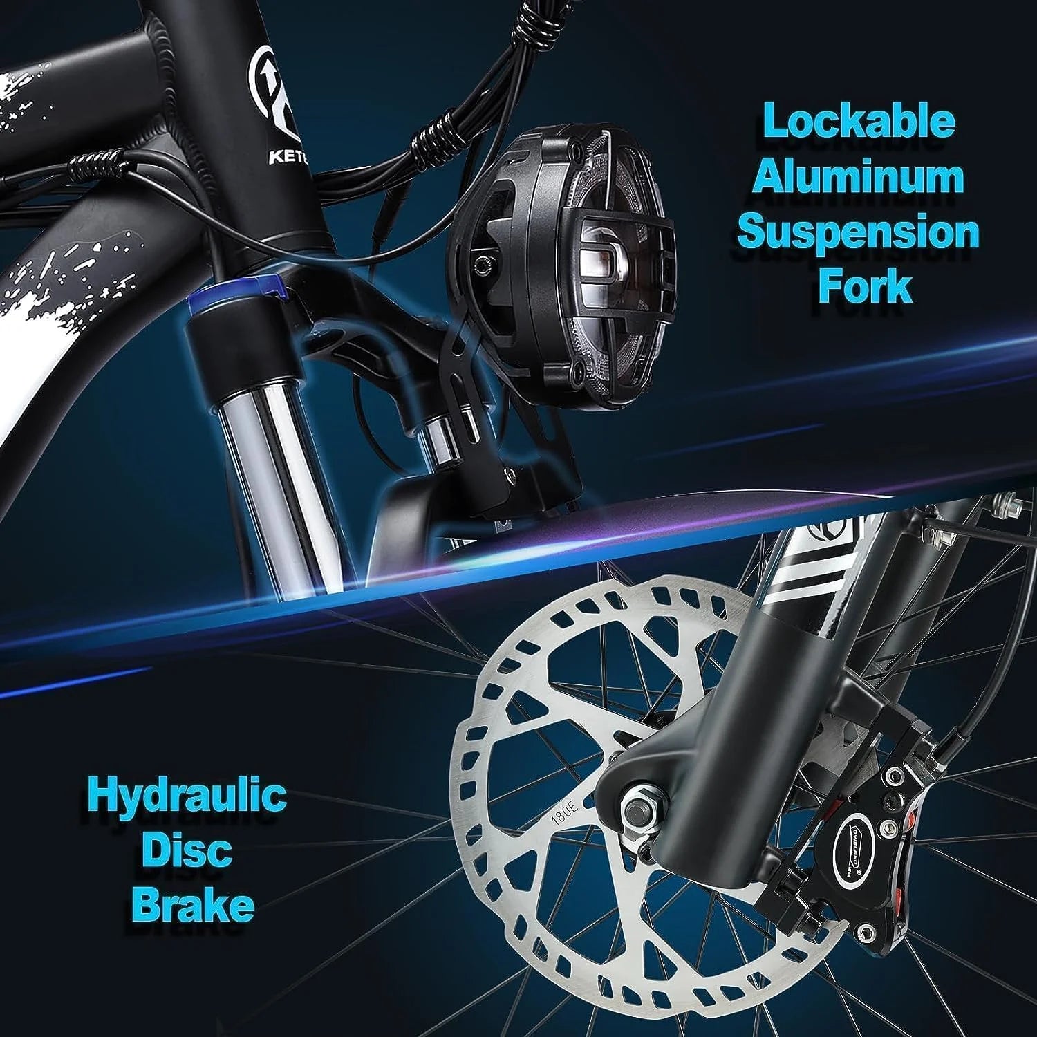 2026 KETELES Electric Bike for Adults, Peak 4000W Dual Motor Ebike��26" Fat Tire Electric Mountain bike, 48V 23AH Removable Battery UL 2849.