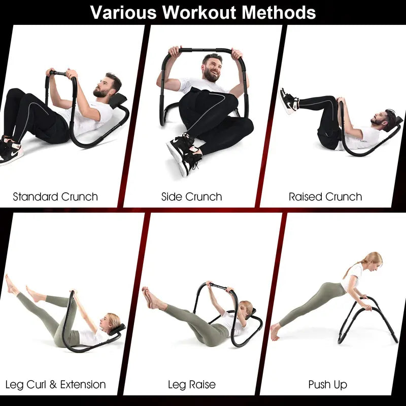 Portable AB Crunch Machine for Core Strengthening & Abdominal Workouts