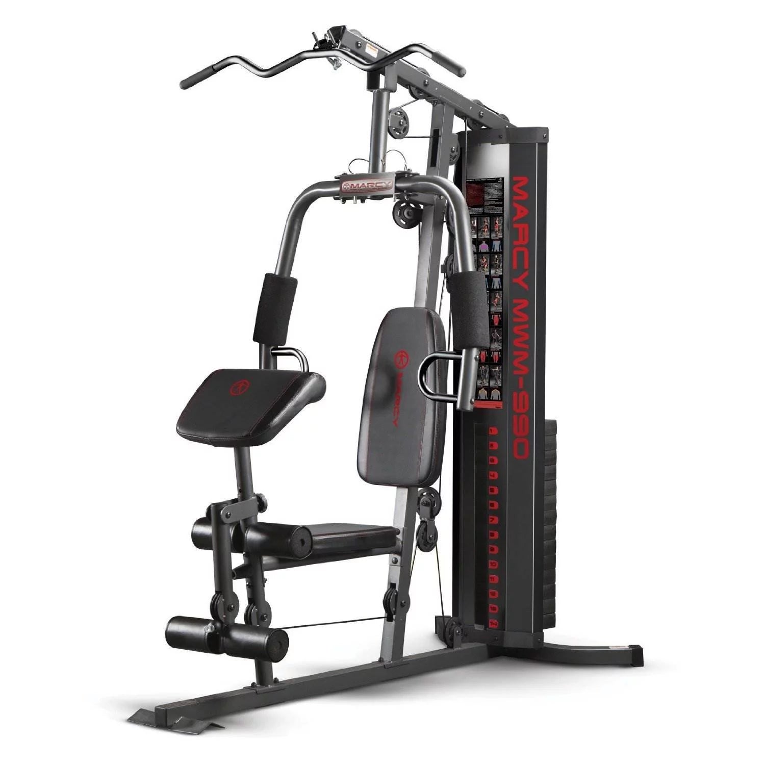 2026 Marcy Dual-Functioning Full Body 150lb Stack Home Gym Workout Machine MWM-990