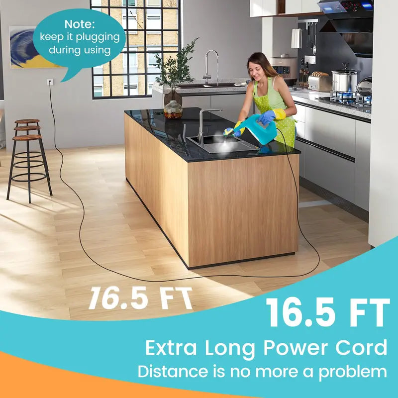 Portable Handheld Steam Cleaner for Multi-Surface Cleaning