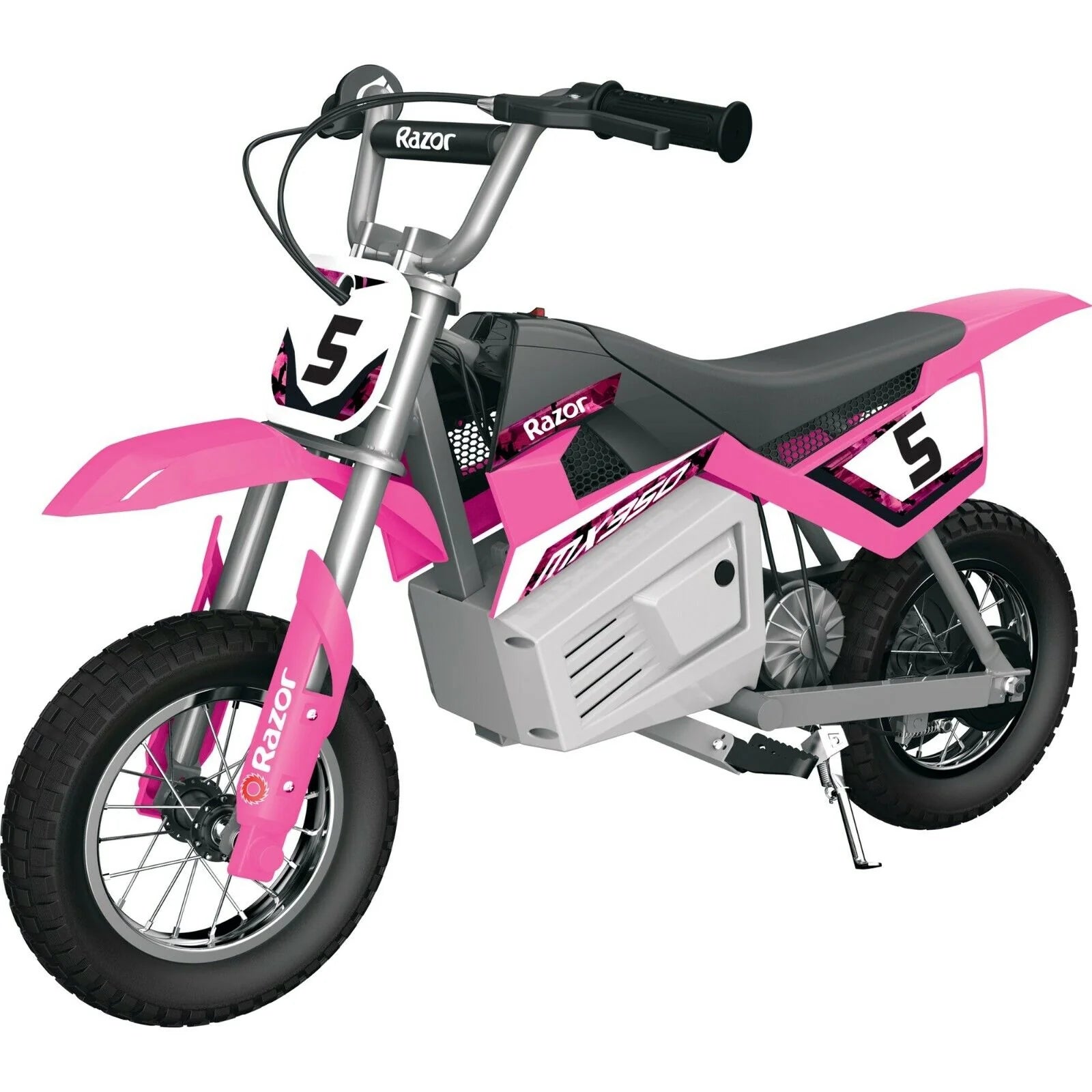 2026 Kid's Razor Dirt Rocket MX350 Electric-Powered Dirt Bike, Ages 13 , Pink