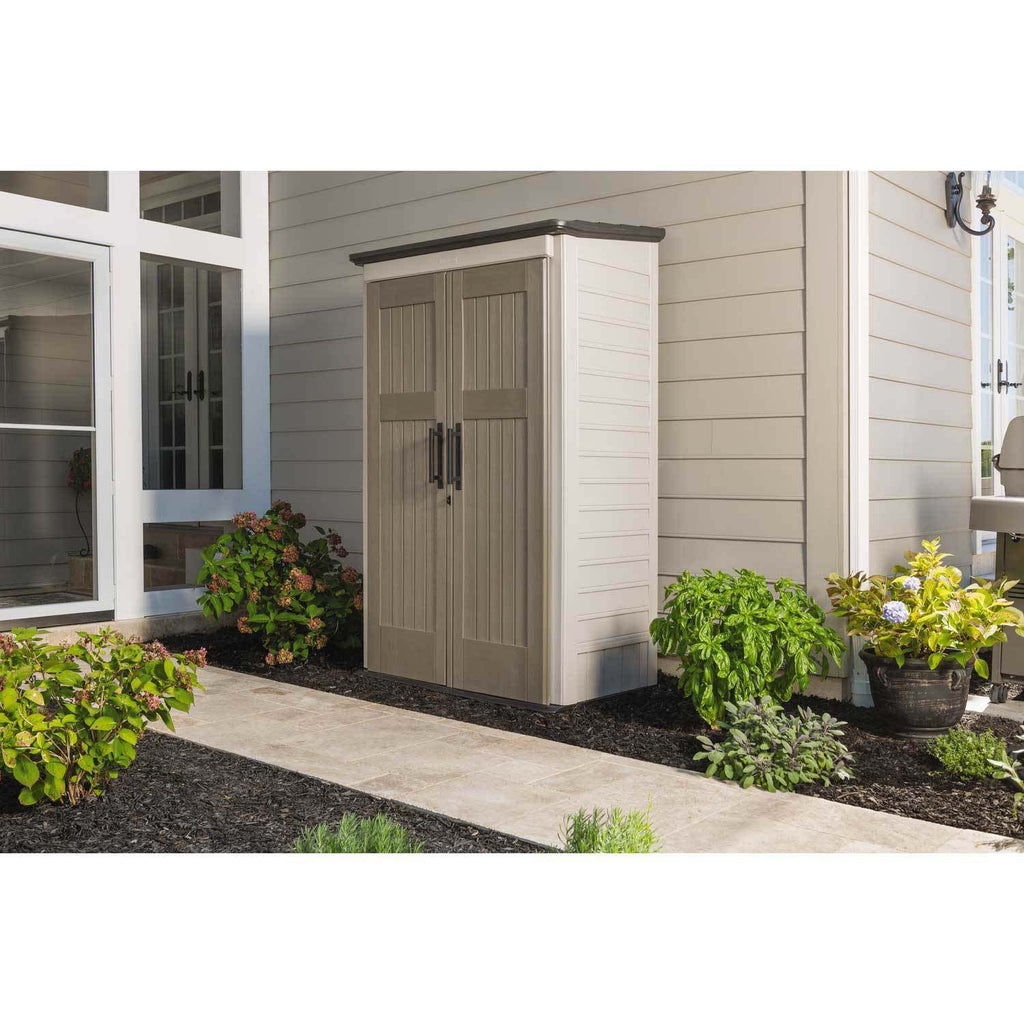 2026 Rubbermaid Outdoor Storage Shed, 52 Cu.Ft., Weather-Resistant, Lockable Doors