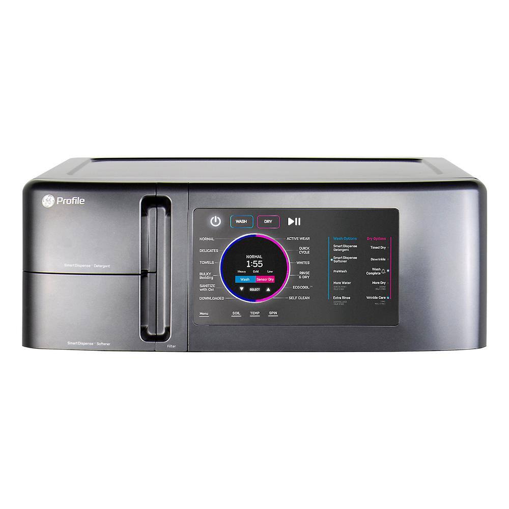 2026 GE Profile 4.8 cu. ft. UltraFast Combo Washer Dryer with Ventless Heat Pump Technology in Carbon Graphite