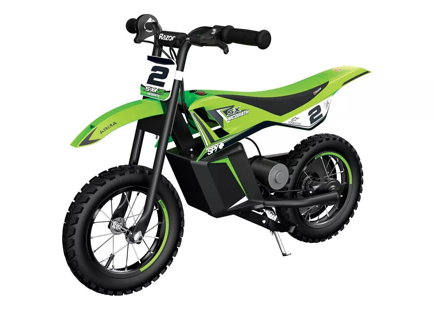 2026 Kid's Razor Dirt Rocket SX125 Electric-Powered Dirt Bike, Ages 7 , Green