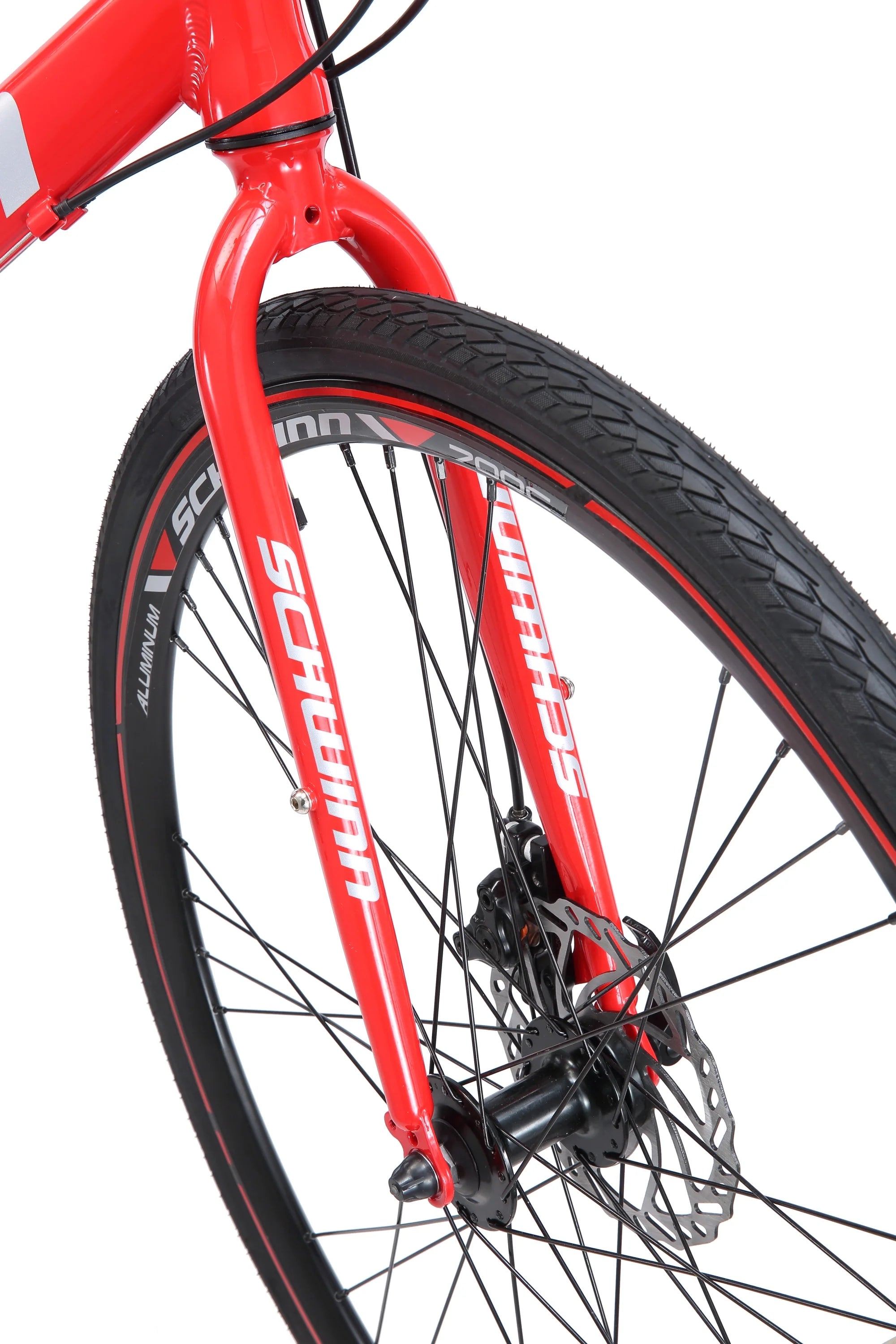 2026 Schwinn Kempo Hybrid Bike, 700c Wheels, 21 Speeds, Mens Frame, Red