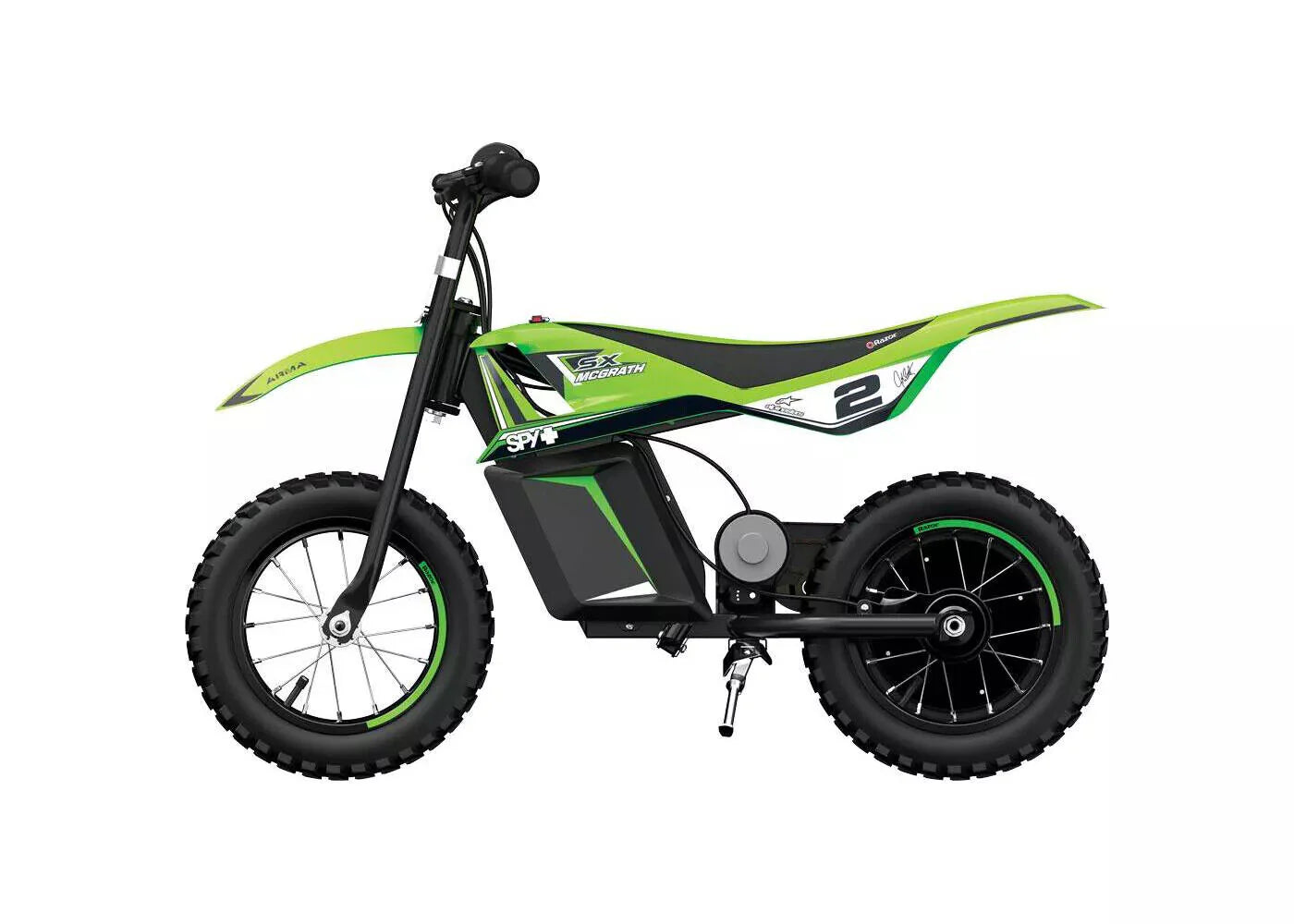 2026 Kid's Razor Dirt Rocket SX125 Electric-Powered Dirt Bike, Ages 7 , Green