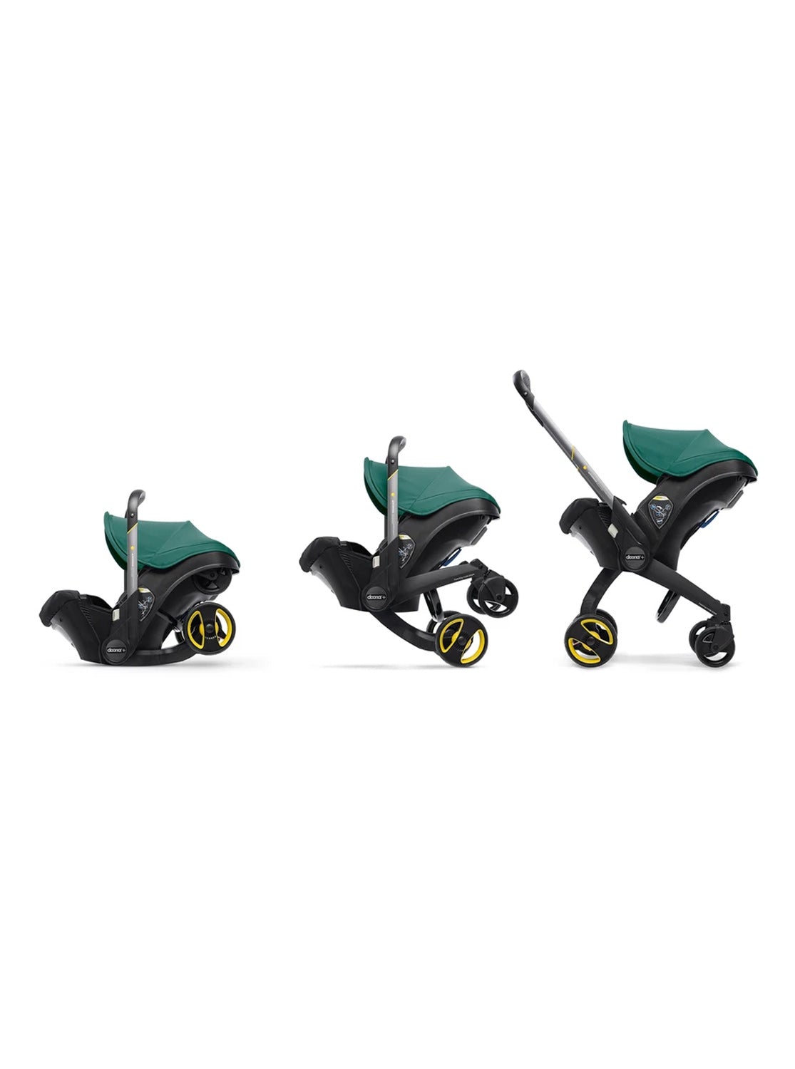 2026 Doona Infant Car Seat Stroller with LATCH Base – Midnight Edition | Car to Stroller in Seconds, Aircraft Approved, Includes Essentials Bag