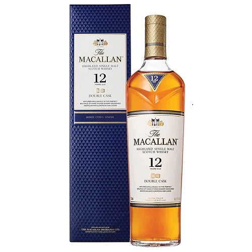2026 Macallan 12 Year Old Scotch Double Cask - 750ML