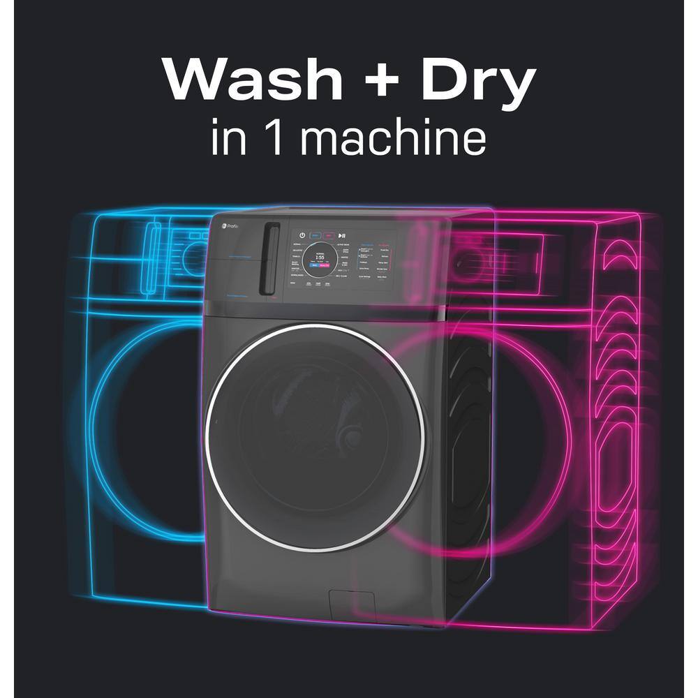 2026 GE Profile 4.8 cu. ft. UltraFast Combo Washer Dryer with Ventless Heat Pump Technology in Carbon Graphite