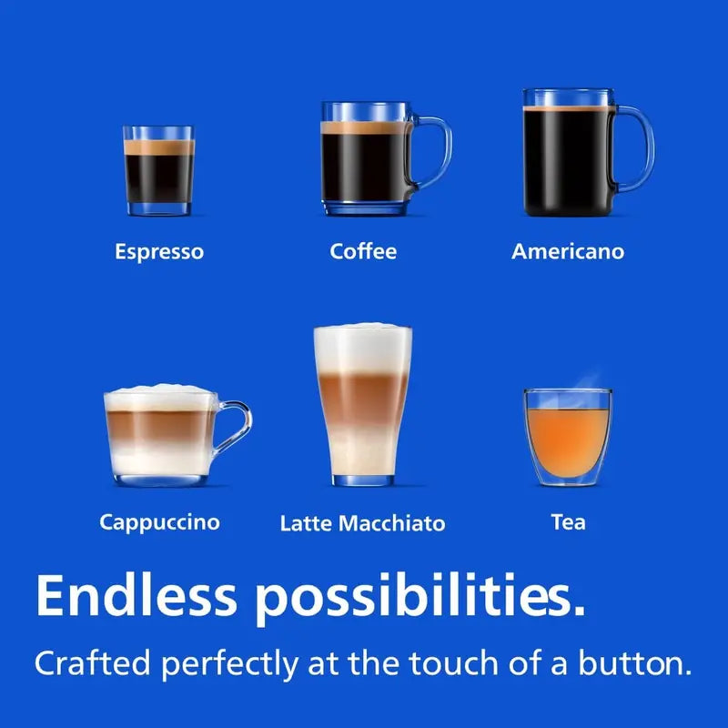 Philips EP3241/54 3200 Series Fully Automatic Espresso Machine with LatteGo Frother and Ceramic Grinder