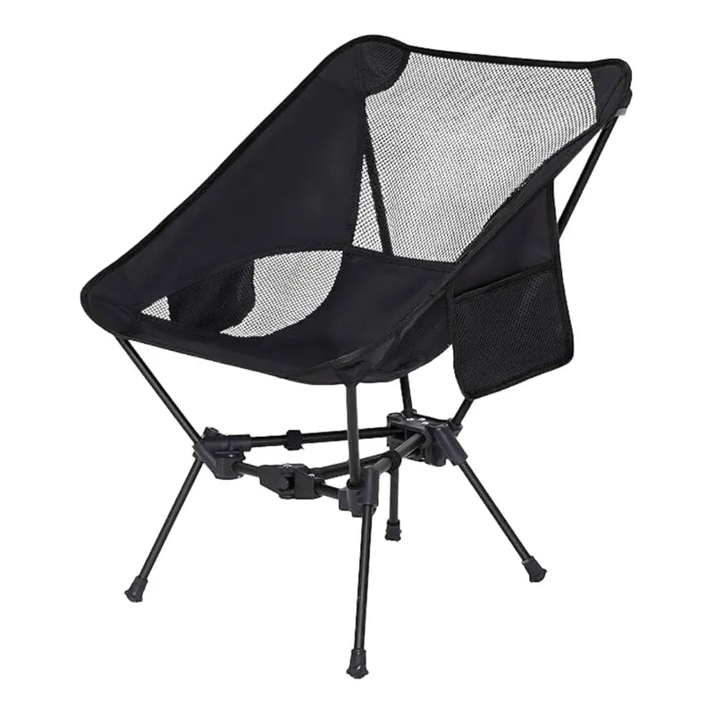 Portable Folding Camping Chair with Compact Carry Bag and High-Strength Alloy Frame