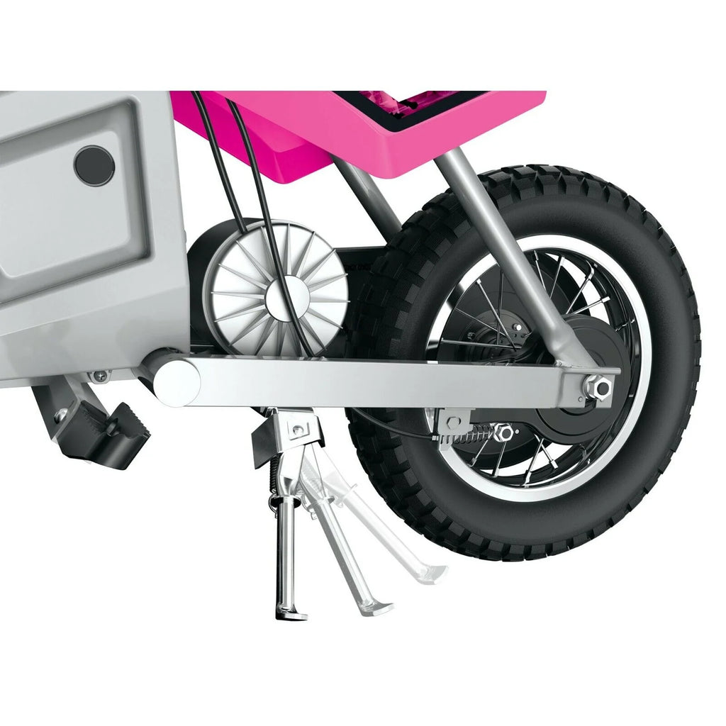2026 Kid's Razor Dirt Rocket MX350 Electric-Powered Dirt Bike, Ages 13 , Pink