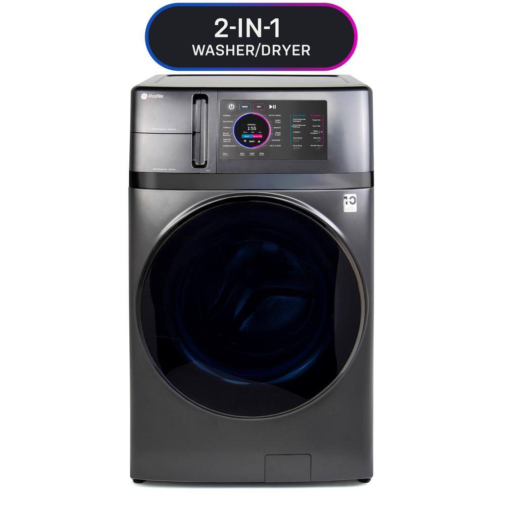2026 GE Profile 4.8 cu. ft. UltraFast Combo Washer Dryer with Ventless Heat Pump Technology in Carbon Graphite
