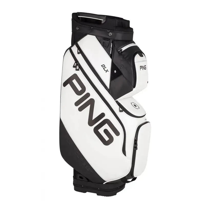 Ping DLX White Golf Cart Bag with Organized Compartments
