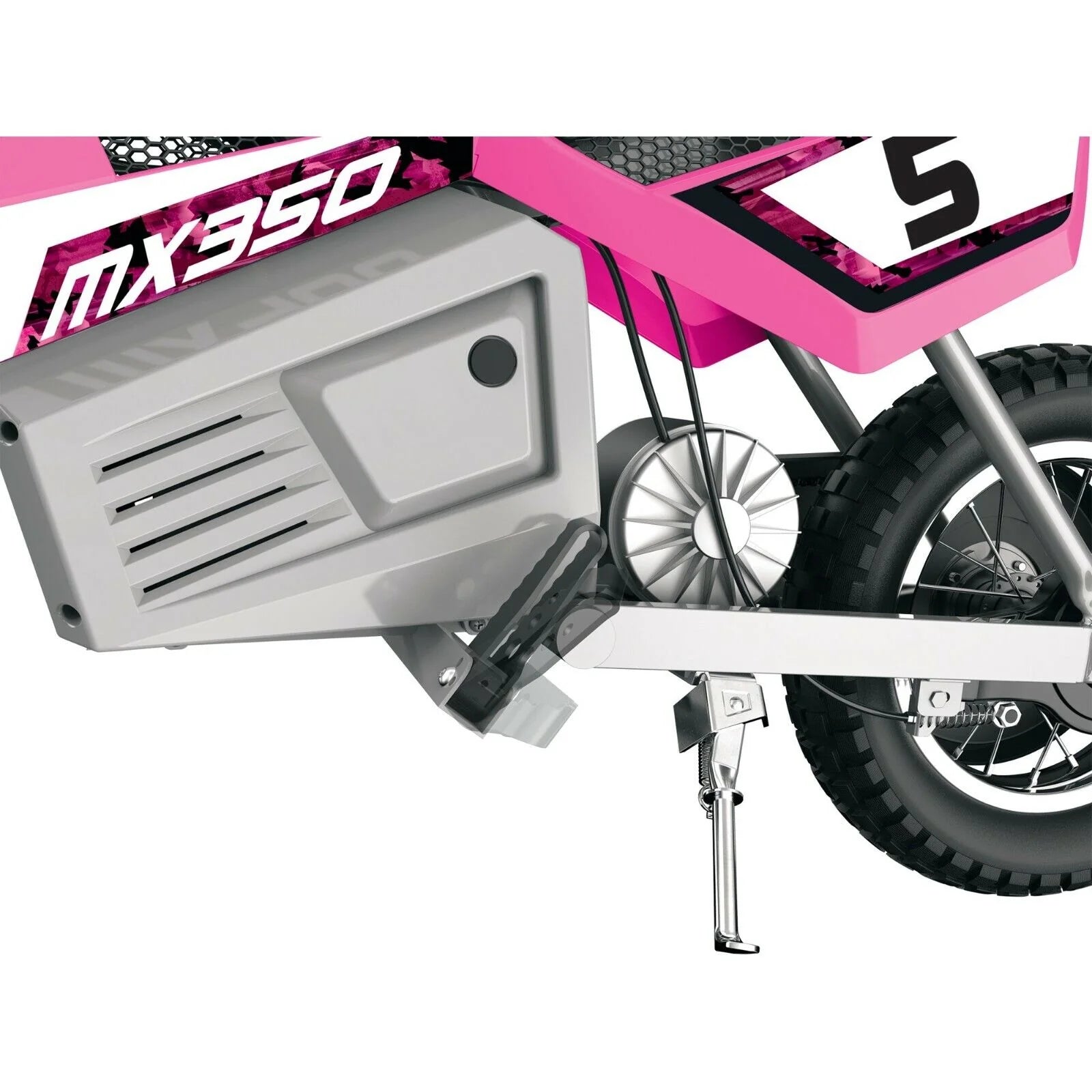 2026 Kid's Razor Dirt Rocket MX350 Electric-Powered Dirt Bike, Ages 13 , Pink
