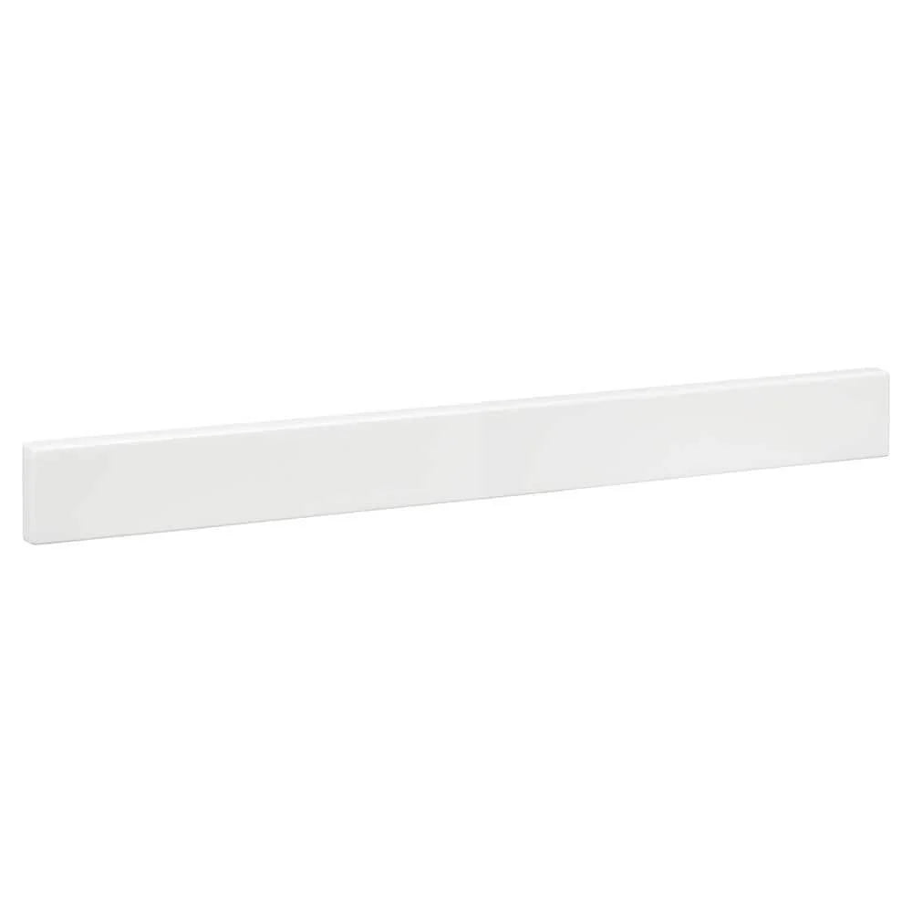 24 - 1/2 in. Cultured Marble Backsplash in White