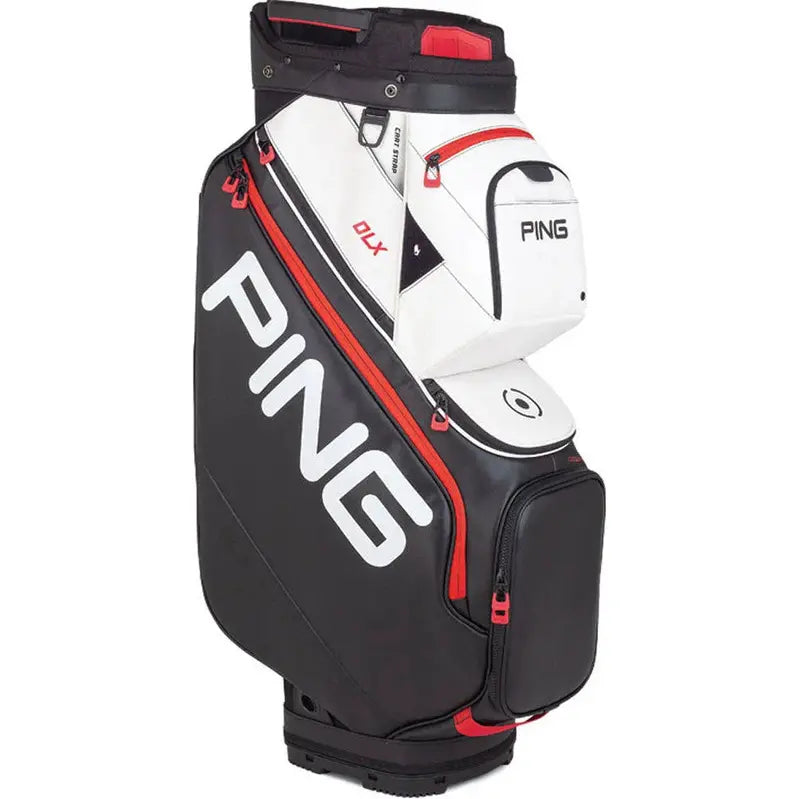 Ping DLX White Golf Cart Bag with Organized Compartments