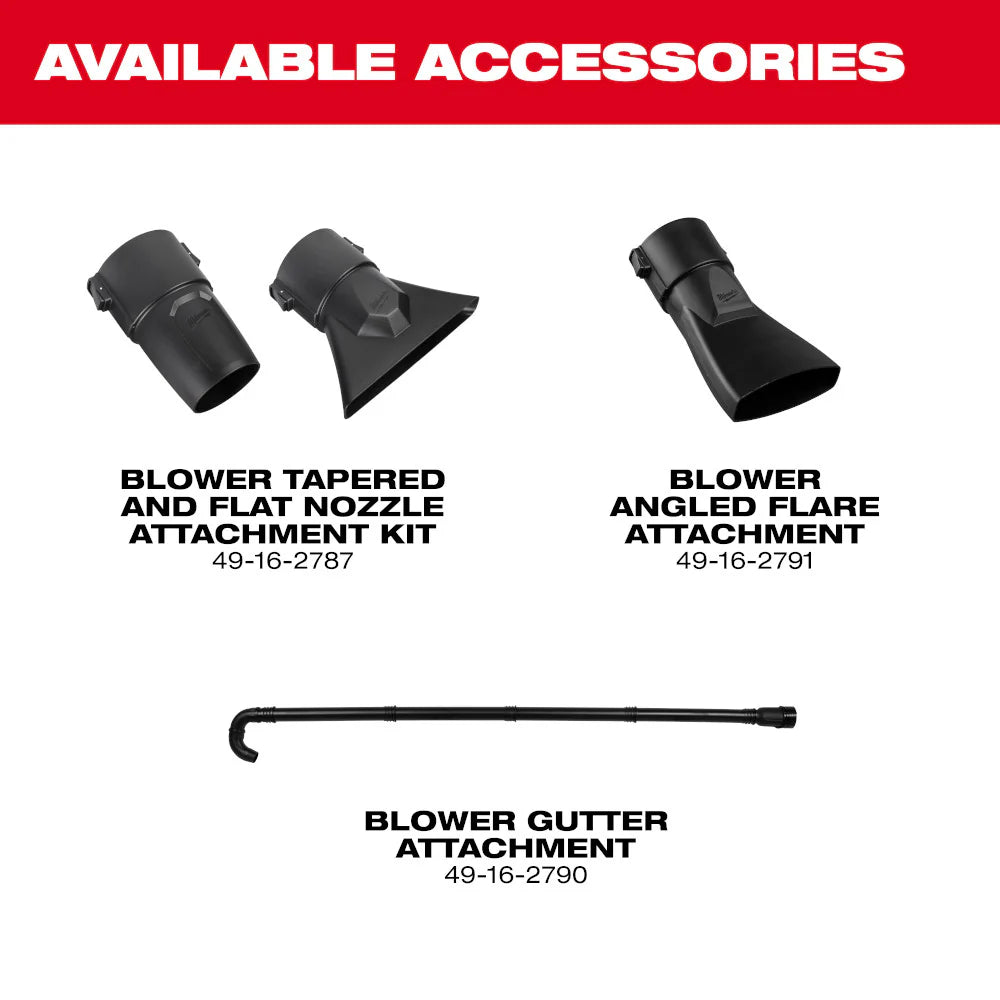 Milwaukee 3017-20 M18 FUEL 18V Cordless Li-Ion Variable Speed Blower - Bare Tool