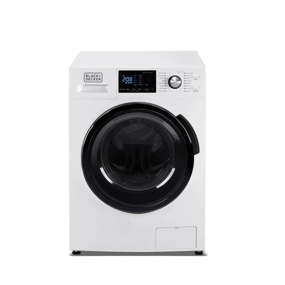 2026 BLACK DECKER 2.7 cu. ft. All-in-One Washer and Dryer Combo in White BCW27MW💝 Last Day For Clearance