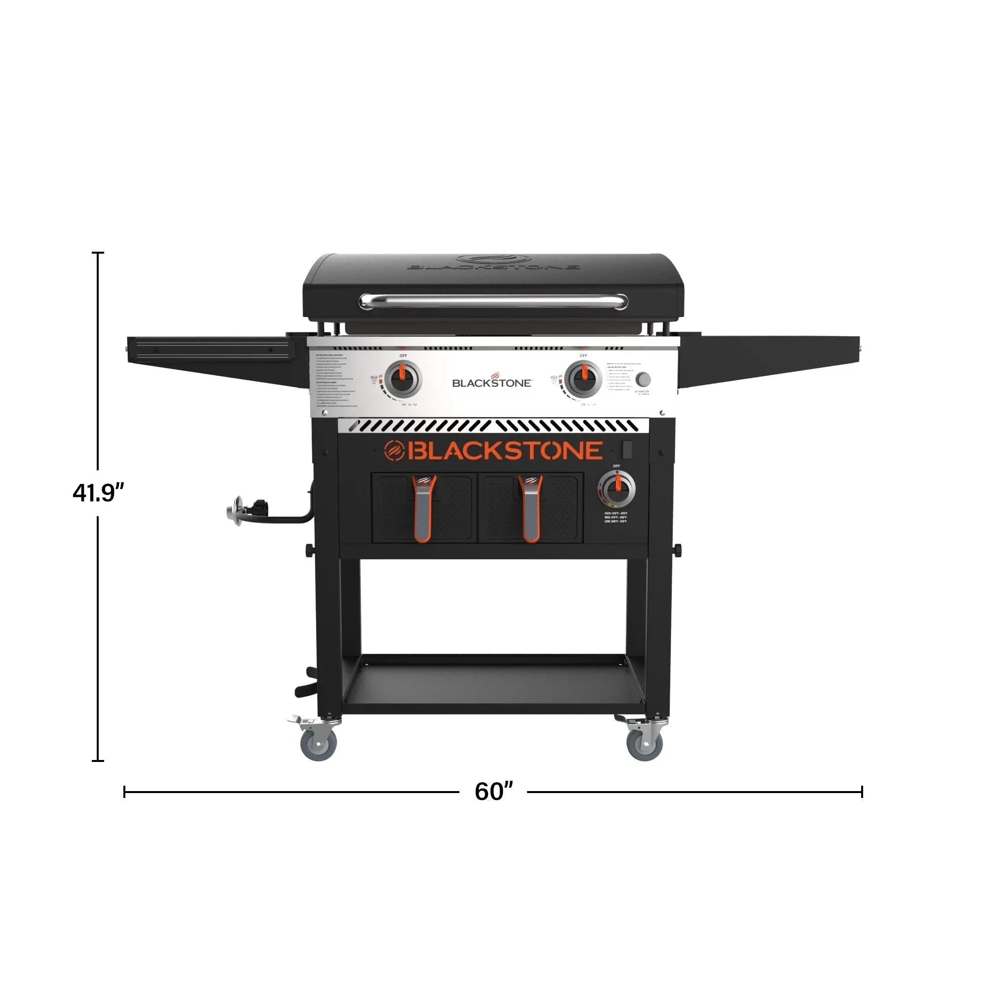 2026 💥Clearance Sale🔥 Blackstone 2-burner griddle (71 cm) with electric air fryer and extractor hood