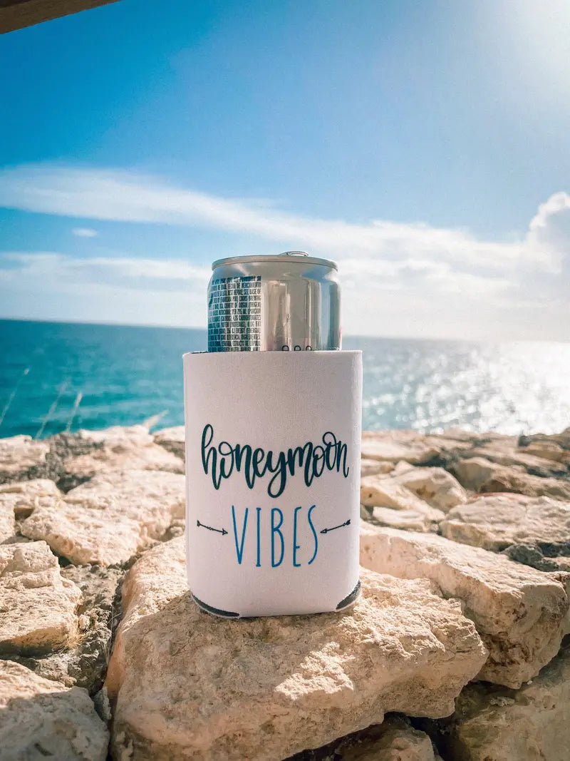 Personalized Insulated Can Coolers for Wedding Day Refreshments