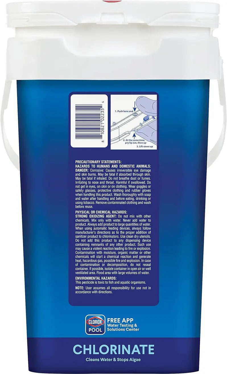 Pool&Spa Active99 3″ Slow-Dissolving Chlorine Tablets | Tri-Chlor Sanitizer for Algae Prevention & Bacterial Control | 35 lb Bulk Pack