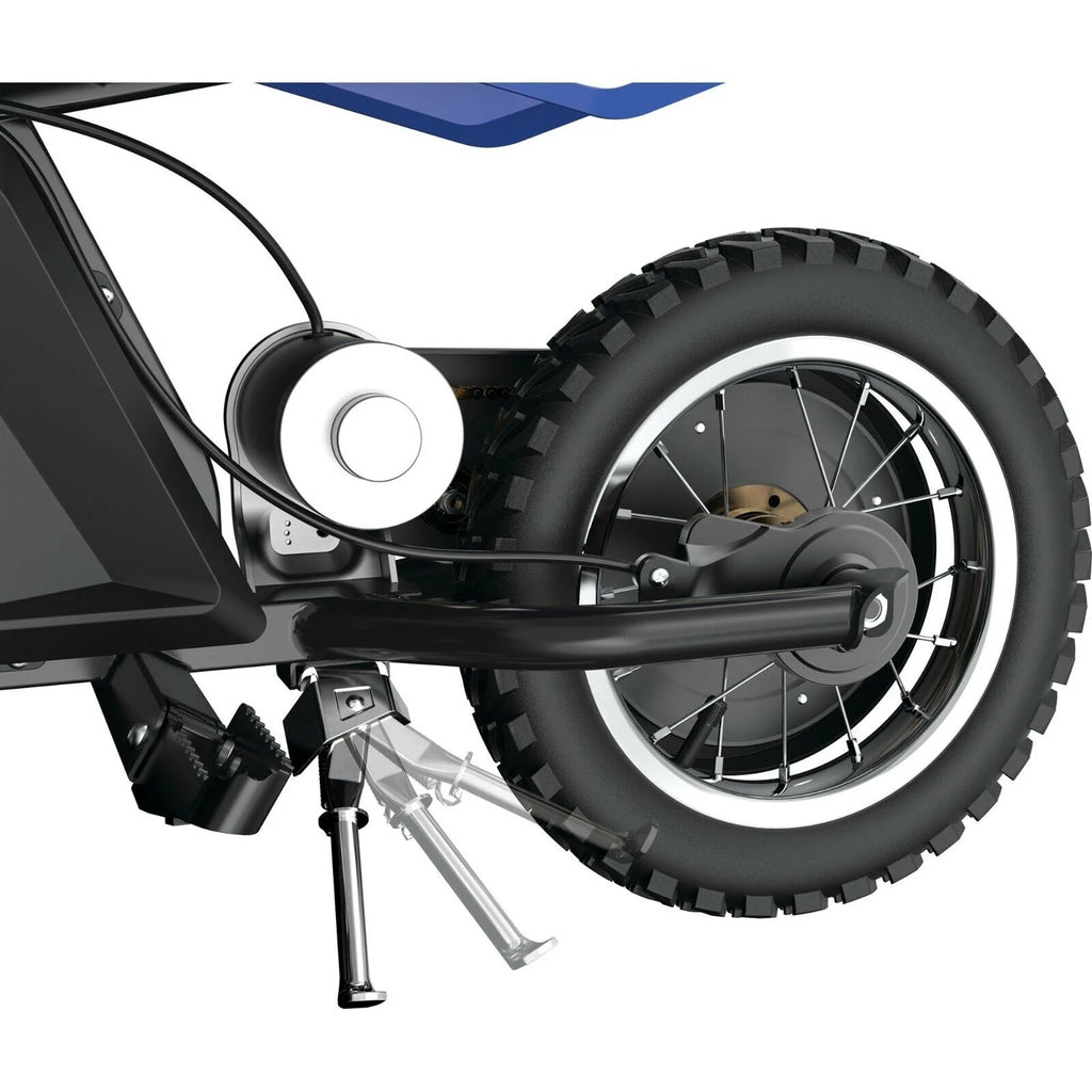 2026 Kid's Razor Dirt Rocket MX125 Electric-Powered Dirt Bike, Ages 7 , Blue