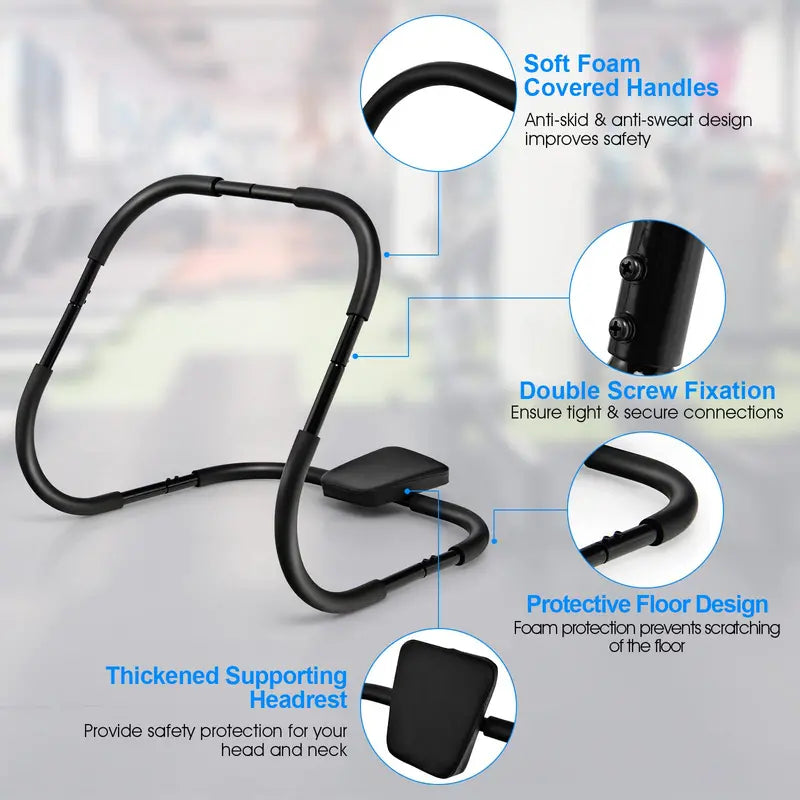 Portable AB Crunch Machine for Core Strengthening & Abdominal Workouts