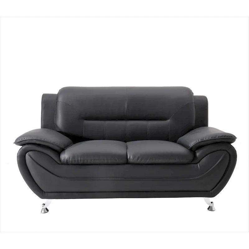 3 Piece Living Room Sofa Set with Upholstered Seating and Modern Design