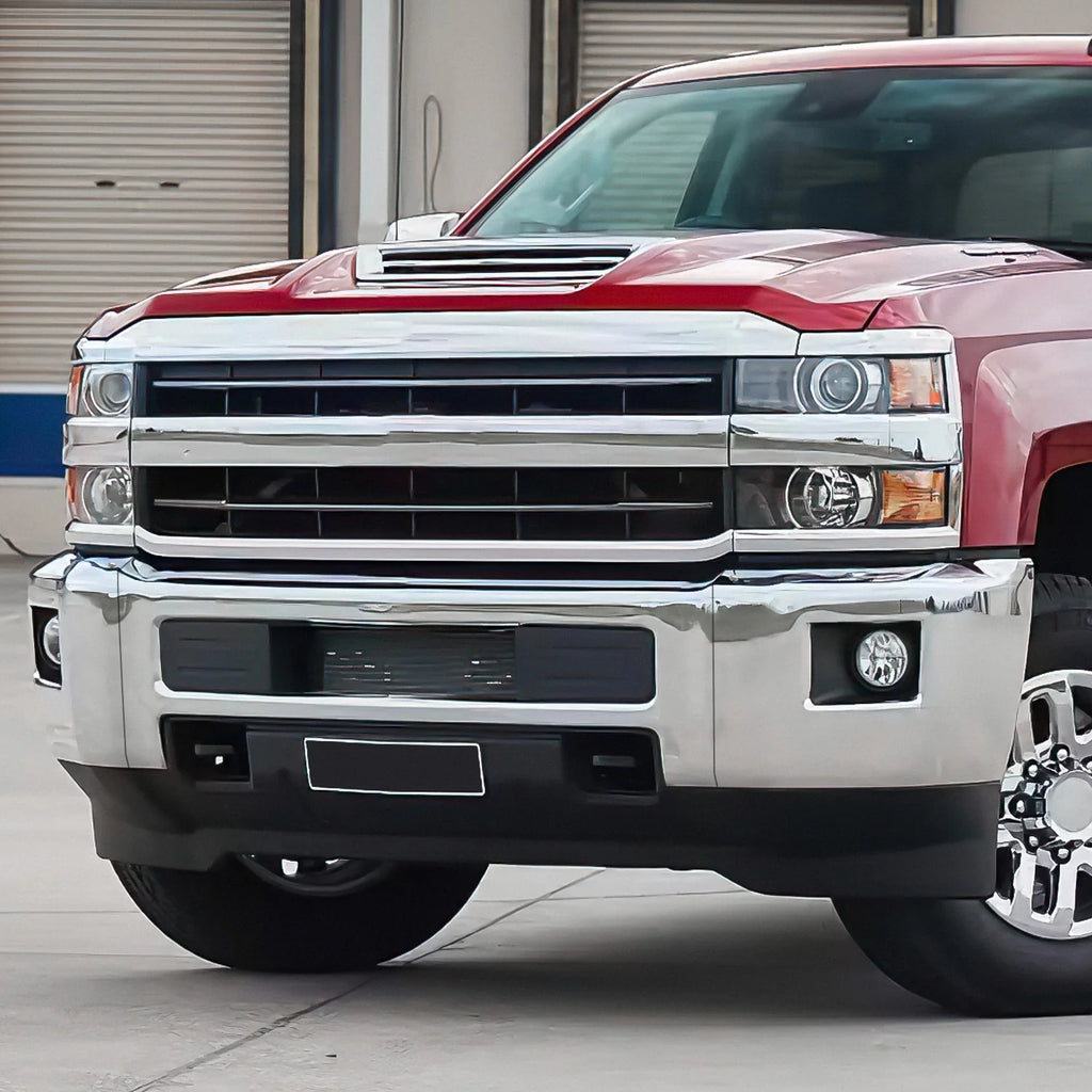 Modular Style Front Bumper w/o Parking Sensor Holes15-19 Chevy Silverado 2500 3500