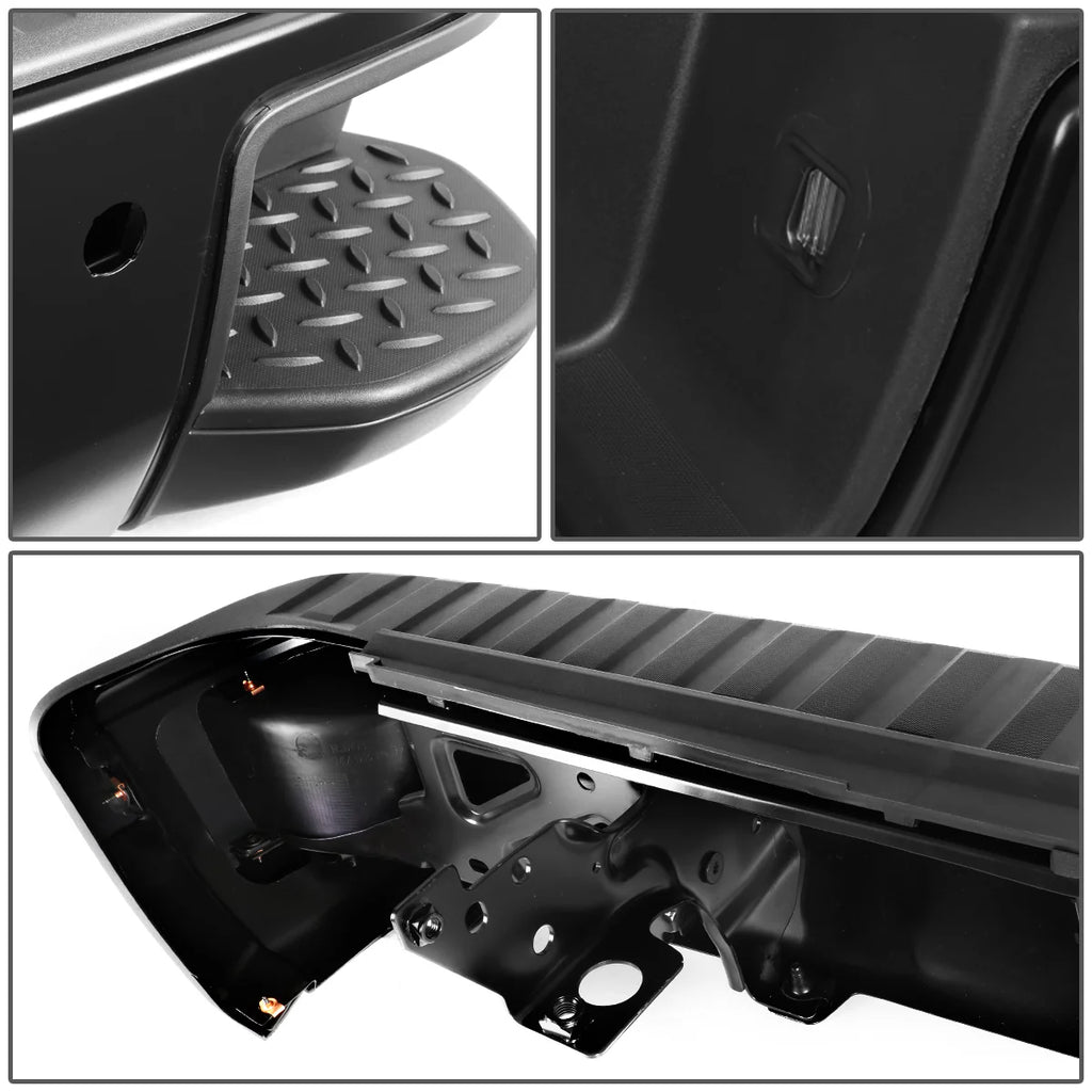 Rear Step Bumper w/Parking Sensor Holes 14-18 Chevy Silverado GMC Sierra