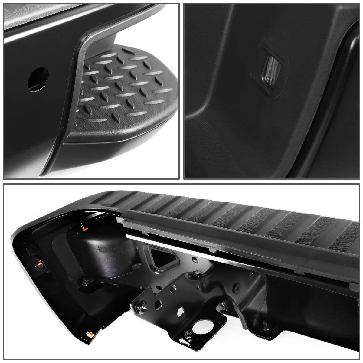 Rear Step Bumper w/Parking Sensor Holes 14-18 Chevy Silverado GMC Sierra